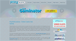 Desktop Screenshot of playslotscasinos.com