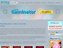 Tablet Screenshot of playslotscasinos.com